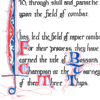 Southkeep 3 Ships Fencing Scroll based on Einsiedeln monastery, 1314